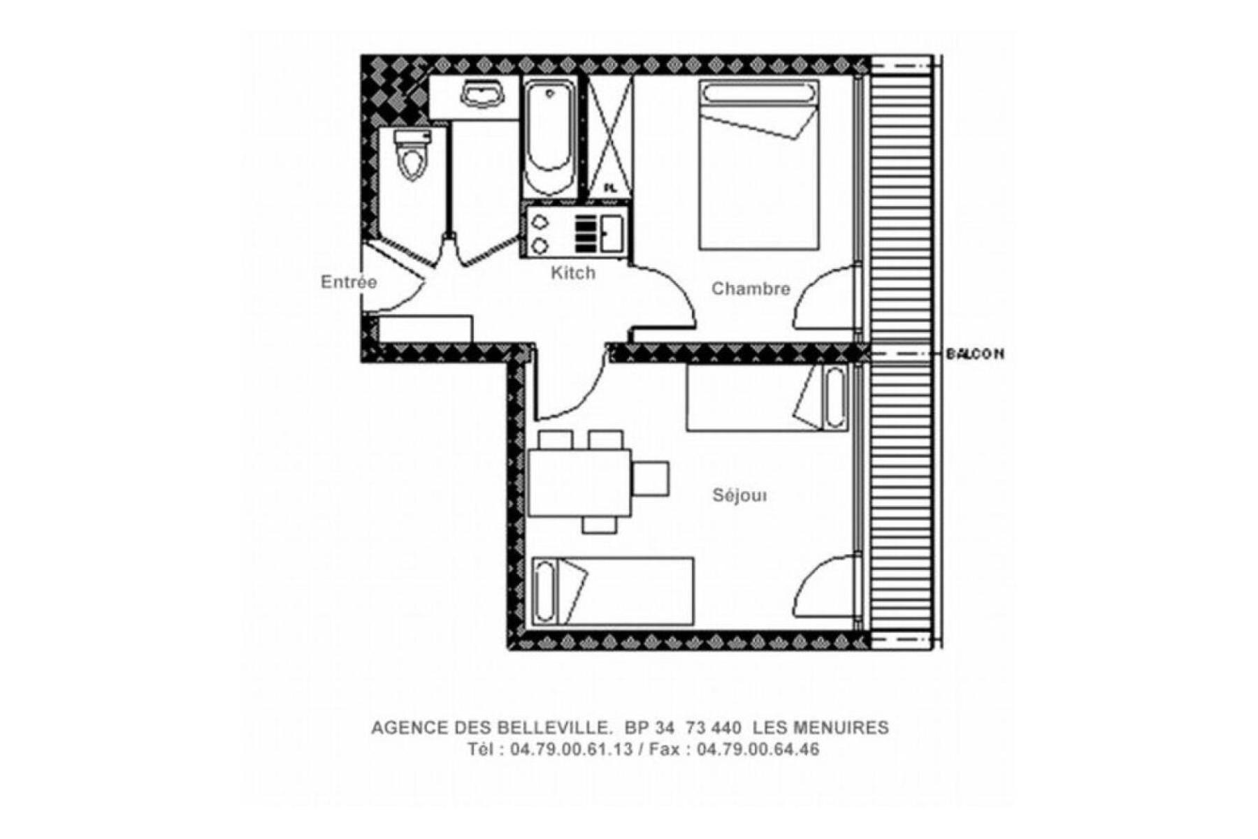 סן-מרטין-דה-בלוויל Residence Chaviere - Appartement Confortable - Pied Des Pistes Mae-2404 מראה חיצוני תמונה